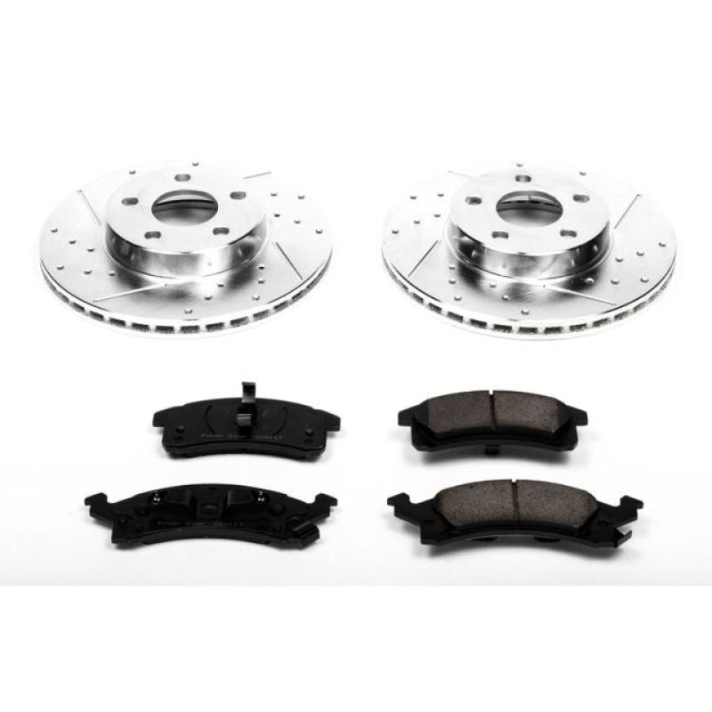 PSB Z23 Evolution Kit - Power Stop 90-98 Buick Skylark Front Z23 Evolution Sport Brake Kit