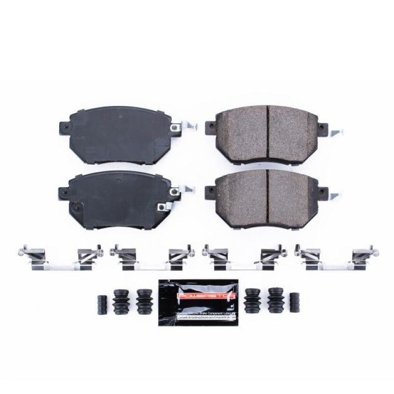 PSB Z23 Evolution Brake Pads - Power Stop 03-06 Infiniti FX35 Front Z23 Evolution Sport Brake Pads w/Hardware