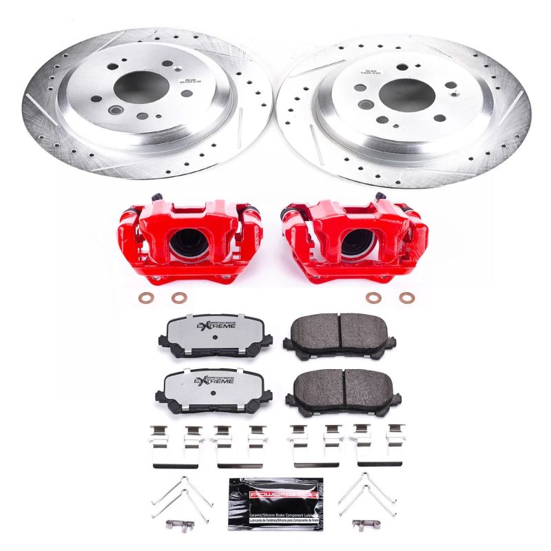 PSB Z36 Truck & Tow Kit w/Cals - Power Stop 16-17 Honda Pilot Rear Z36 Truck & Tow Brake Kit w/Calipers