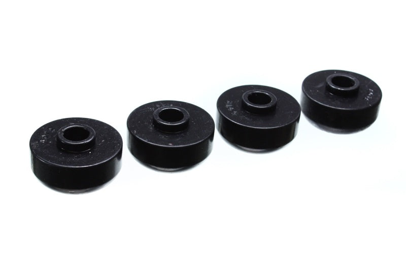 ES Spring/Shackle Bush - Black - Energy Suspension 63-82 Chevrolet Corvette Black Rear Leaf Spring Bushing Set