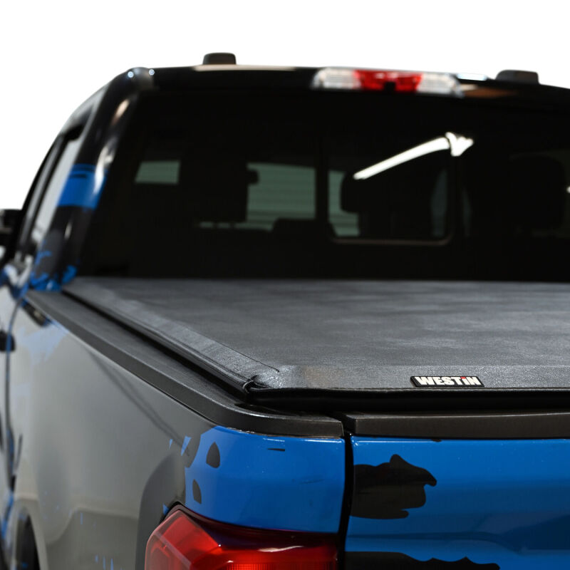 WES Soft Roll Tonneau Covers - Westin 17-24 Ford F-250/350 Super Duty 6.75ft. Bed Soft Roll Tonneau Cover - Black