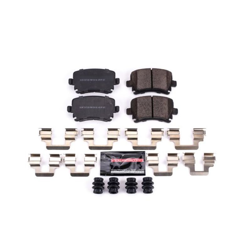 PSB Z23 Evolution Brake Pads - Power Stop 06-09 Audi A3 Rear Z23 Evolution Sport Brake Pads w/Hardware
