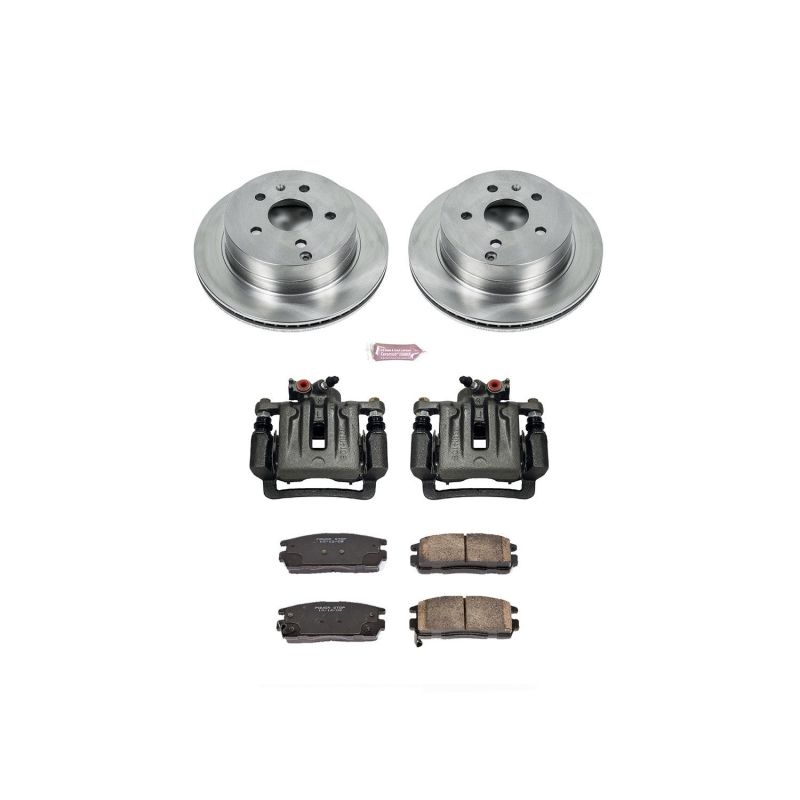 PSB Autospecialty Kit w/Cals - Power Stop 10-17 Chevrolet Equinox Rear Autospecialty Brake Kit w/Calipers
