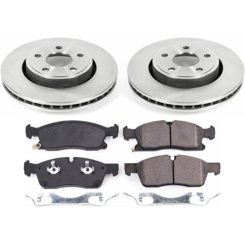 PSB Autospecialty Kit - Power Stop 17-19 Jeep Grand Cherokee Front Autospecialty Brake Kit