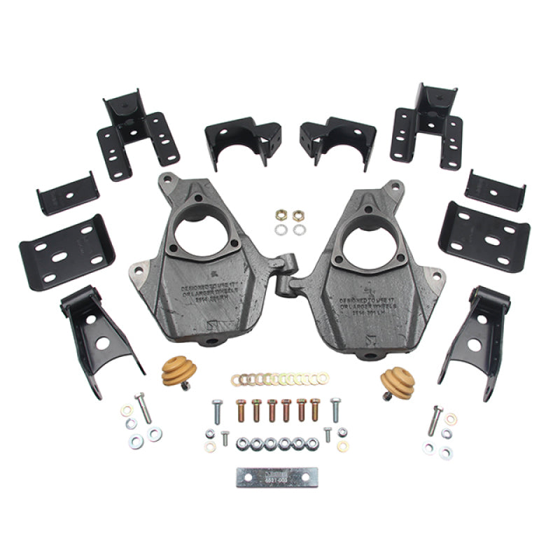 BT Lowering Kit - Belltech LOWERING KIT 16.5-17 Chevy Silverado Standard Cab 2WD 3-4F / 5-6R