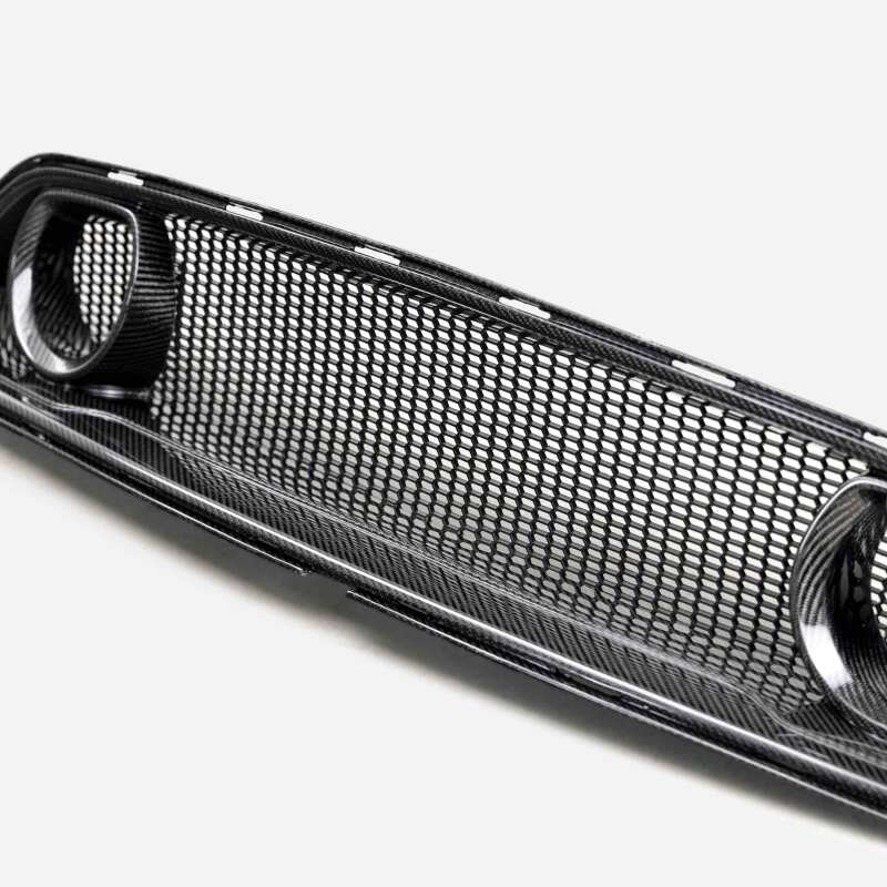 AND Front Grilles - Anderson Composites 21-22 Ford Mustang Mach 1 CF Upper Grille