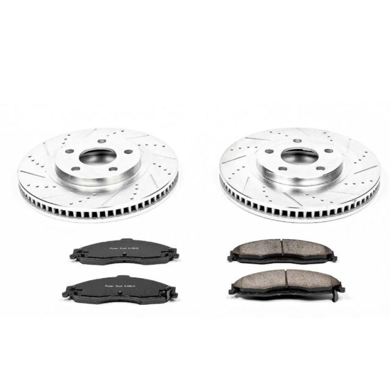 PSB Z23 Evolution Kit - Power Stop 98-02 Chevrolet Camaro Front Z23 Evolution Sport Brake Kit