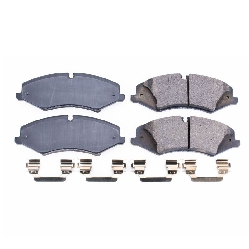 PSB Z17 Evolution Brake Pads - Power Stop 2010 Land Rover LR4 Front Z17 Evolution Ceramic Brake Pads w/Hardware