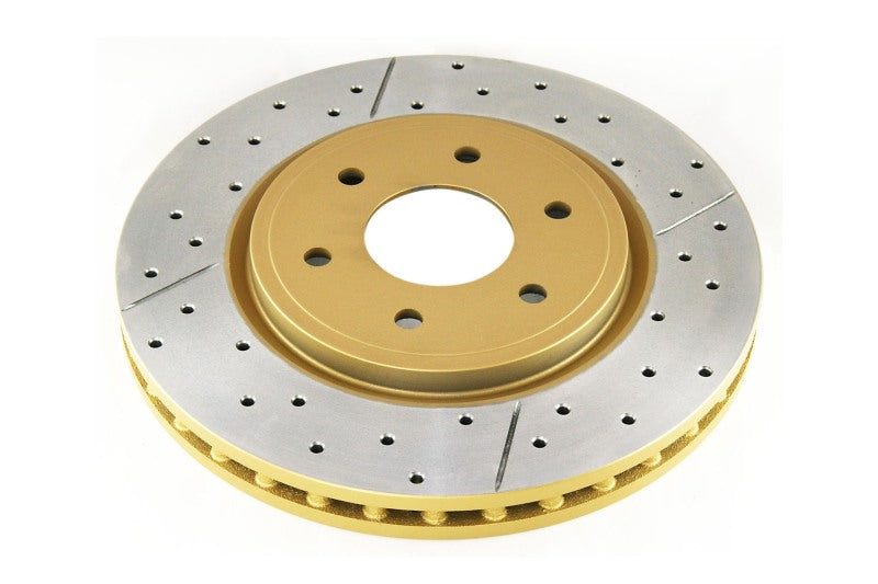 DBA Street Slot&Drill Rotors - DBA 04-12 Nissan Pathfinder 4.0L Front Drilled & Slotted Street Series Rotor