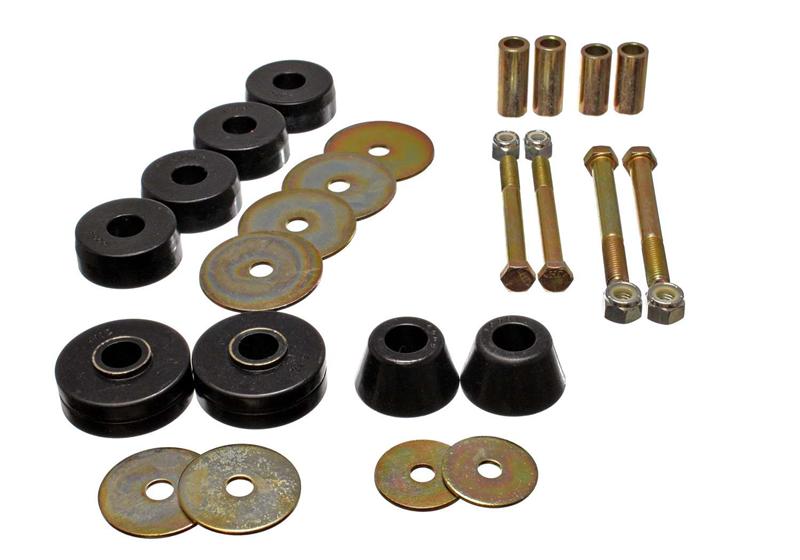 ES Body Mounts - Black - Energy Suspension Chevy Pickup Body Mounts - Black
