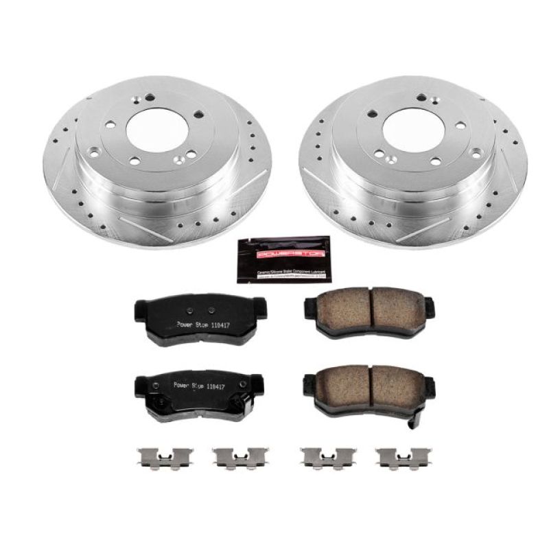 PSB Z23 Evolution Kit - Power Stop 06-09 Hyundai Azera Rear Z23 Evolution Sport Brake Kit