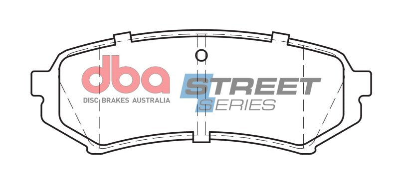DBA Street Series Brake Pads - DBA 98-07 Lexus LX470 Rear Street Series Brake Pads