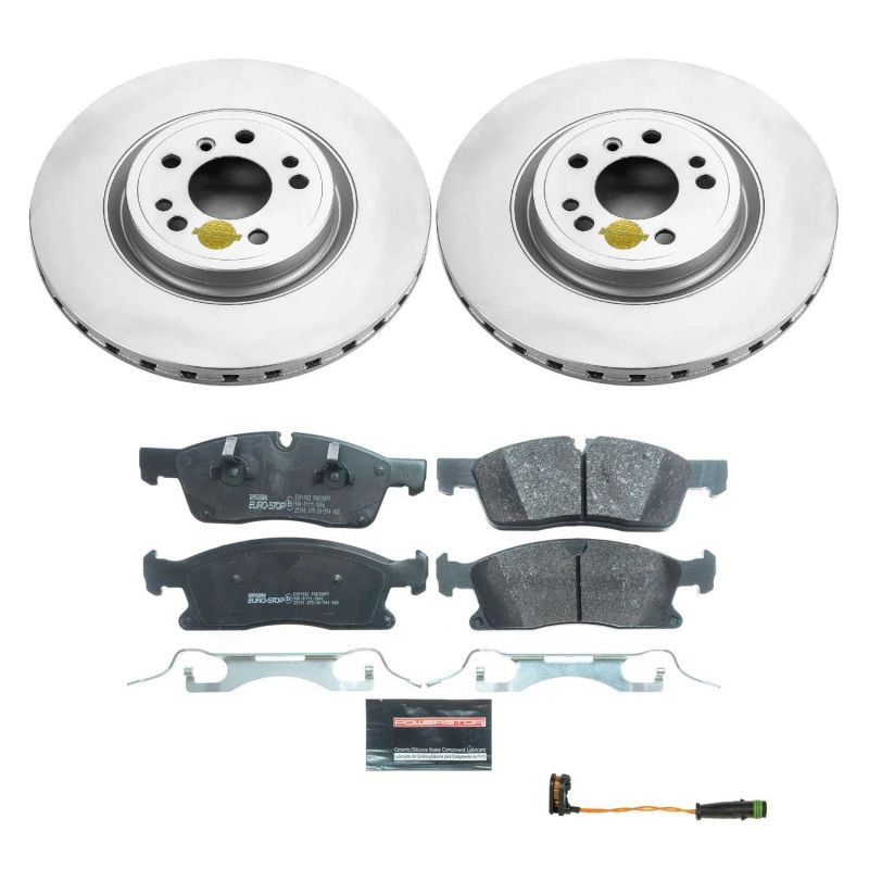 PSB Euro-Stop Kit - Power Stop 2016 Mercedes-Benz GLE300d Front Euro-Stop Brake Kit