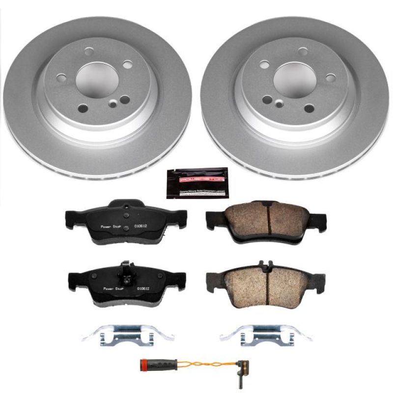 PSB Z23 Evolution Coated Kit - Power Stop 03-06 Mercedes-Benz S430 Rear Z23 Evolution Sport Coated Brake Kit