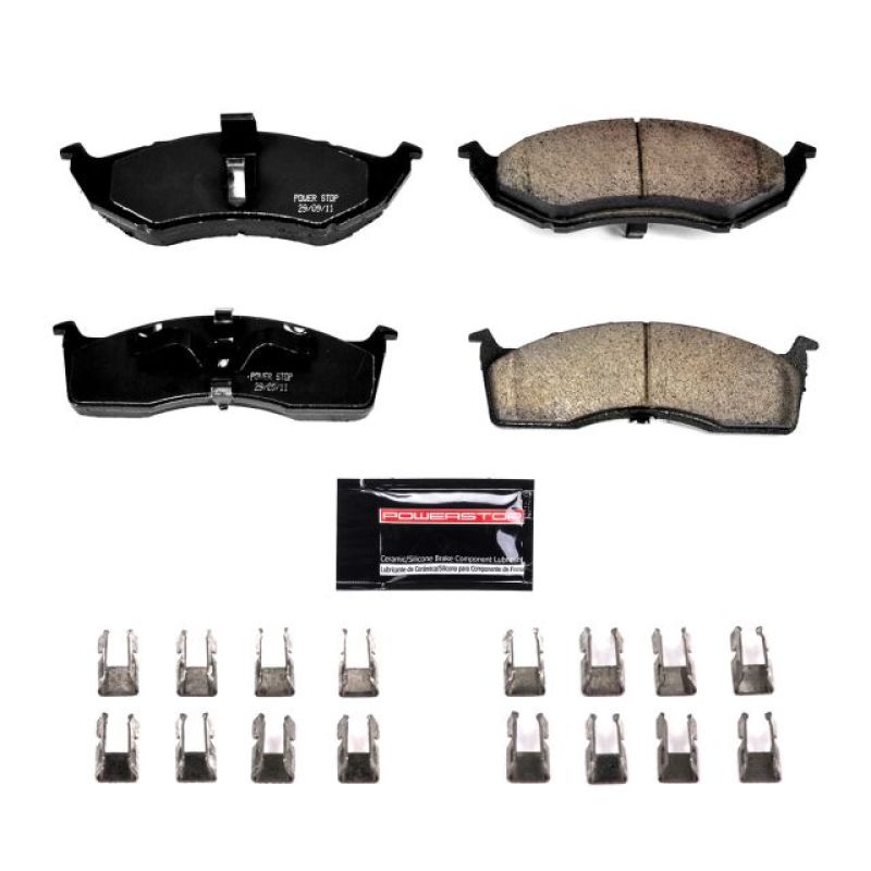 PSB Z23 Evolution Brake Pads - Power Stop 1997 Chrysler Intrepid Front Z23 Evolution Sport Brake Pads w/Hardware