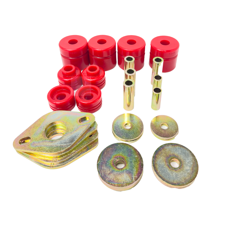 ES Leaf Spring Pads - Red - Energy Suspension 00-06 Toyota Tundra Leaf Spring Bushing Set - Red