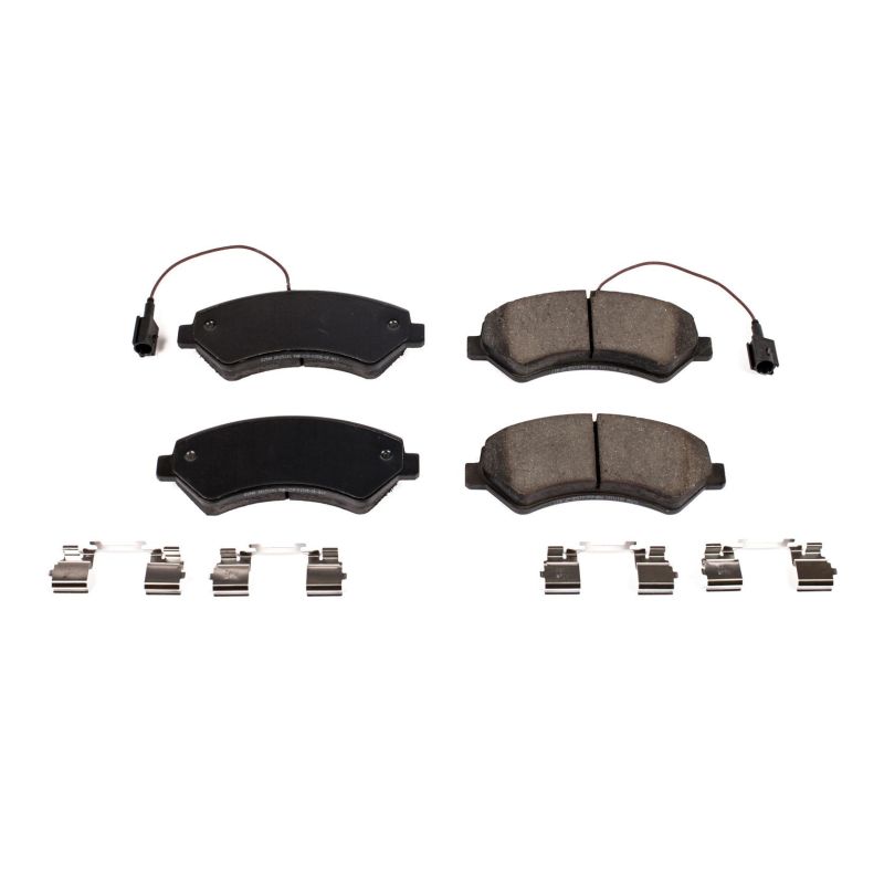 PSB Z17 Evolution Brake Pads - Power Stop 2019 Ram ProMaster 1500 Front Z17 Evolution Ceramic Brake Pads w/Hardware