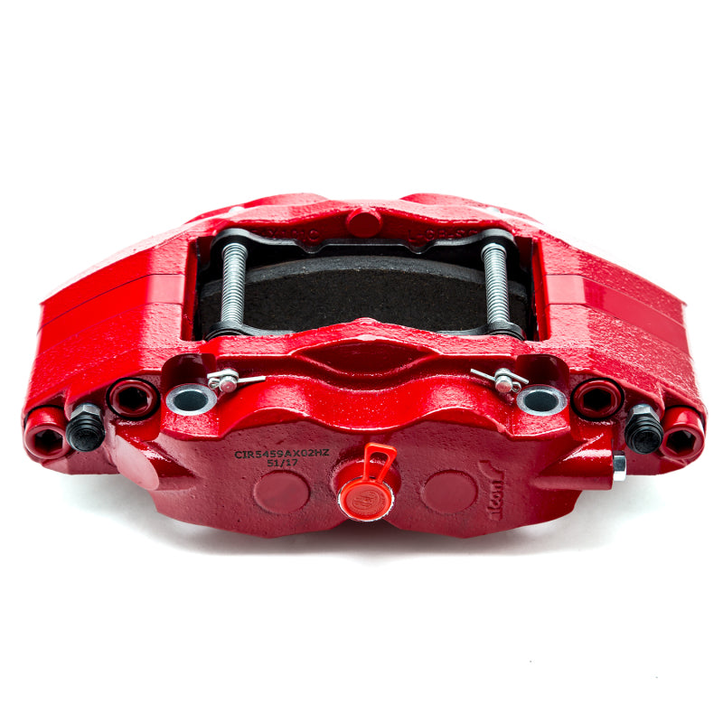 ALC Front Brake Kits - Alcon 2007+ Jeep JK w/ 6x5.5in Hub 357x32mm Rotor 4-Piston Red Calipers Front Brake Upgrade Kit