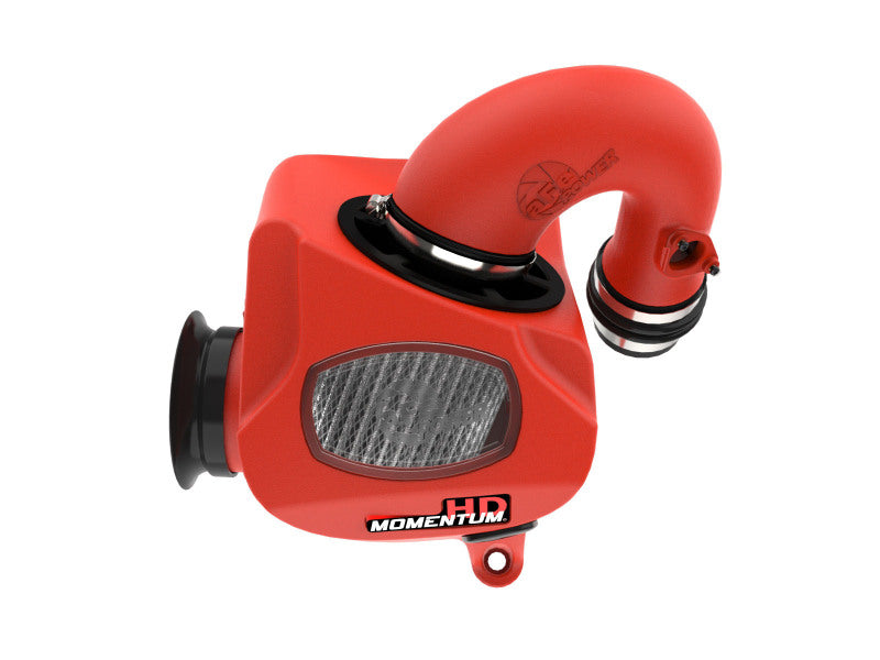 AFE Momentum HD Cold Air Intakes - aFe 15-25 Toyota Hilux L4-2.4/2.8L (td) Momentum HD Cold Air Intake System Red w/ Pro DRY S Filter