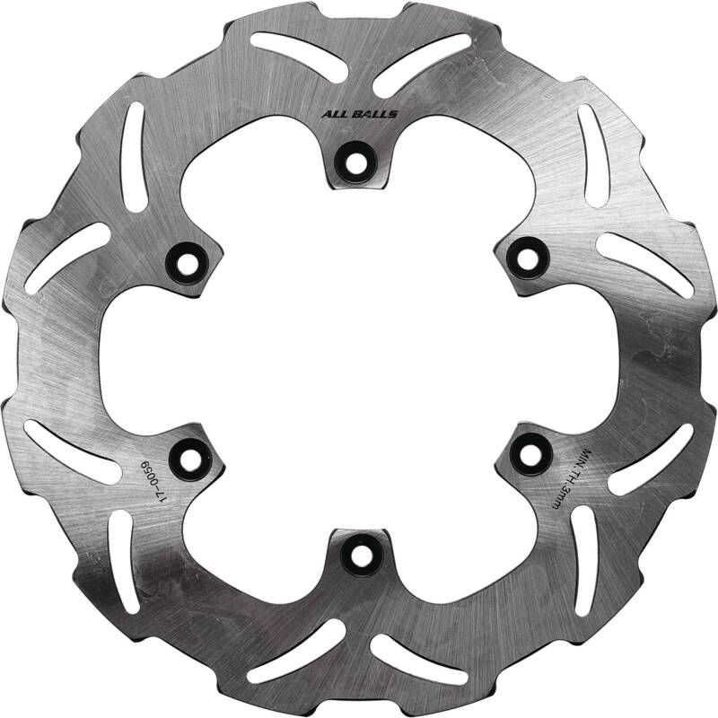 ABR Brake Rotors - All Balls Racing 02-18 Yamaha YZ125 Brake Disc Rear
