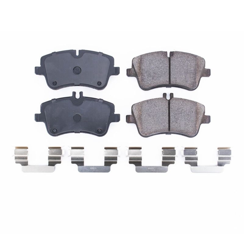 PSB Z17 Evolution Brake Pads - Power Stop 02-04 Mercedes-Benz C230 Front Z17 Evolution Ceramic Brake Pads w/Hardware