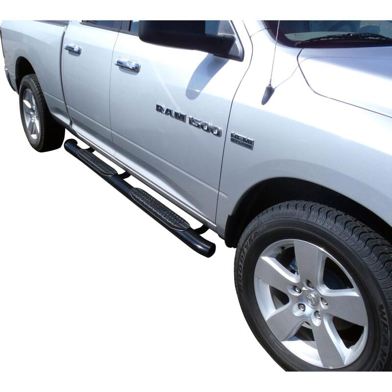 WES Nerf Bars - PRO TRAXX 4 - Westin 2009-2018 Dodge/Ram 15/25/3500 Crew Cab PRO TRAXX 4 Oval Nerf Step Bars - Black