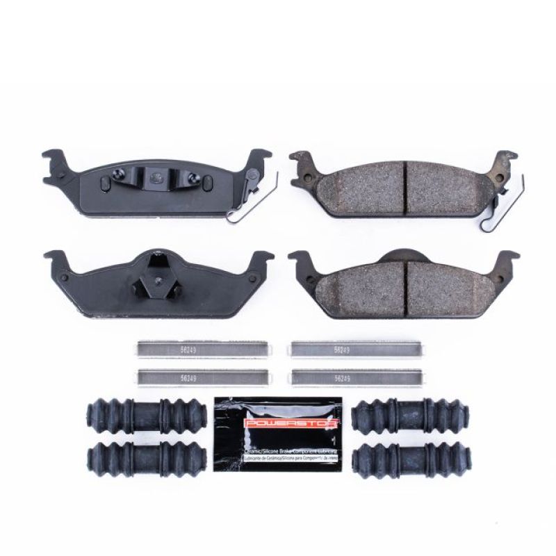 PSB Z23 Evolution Brake Pads - Power Stop 03-04 Dodge Dakota Rear Z23 Evolution Sport Brake Pads w/Hardware