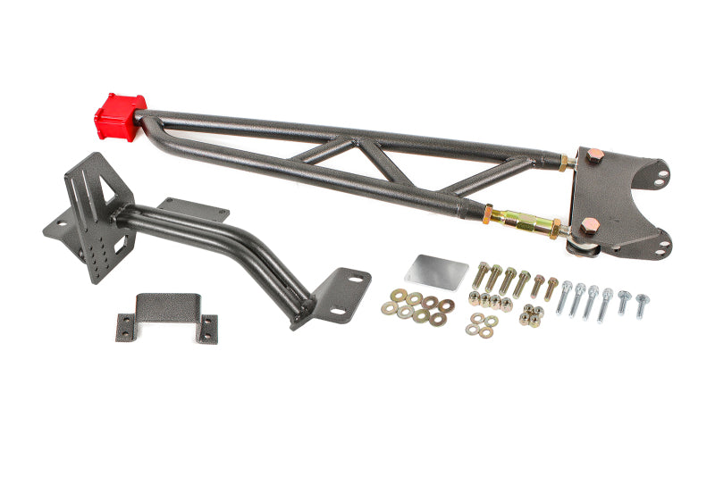 BMR Torque Arms - BMR 93-02 F-Body w/o DSL Torque Arm Tunnel Mount (For Long Tube Headers) - Black Hammertone