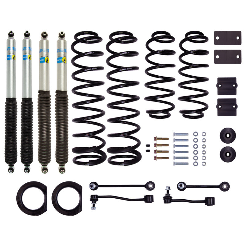 BIL B8 5100 Series Shocks - Bilstein 18-23 Jeep Wrangler JL 4DR B8 5100 1.5in Suspension Lift Kit (With Winch)