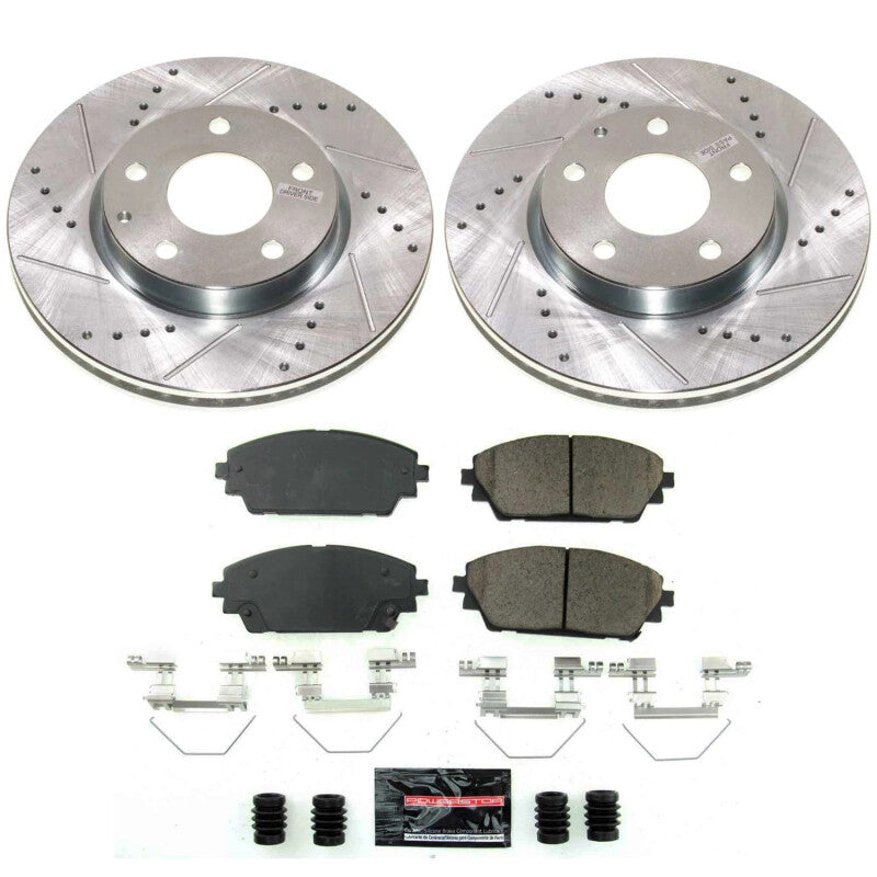 PSB Z23 Evolution Kit - Power Stop 19-23 Mazda 3 Front Z23 Evolution Brake Kit
