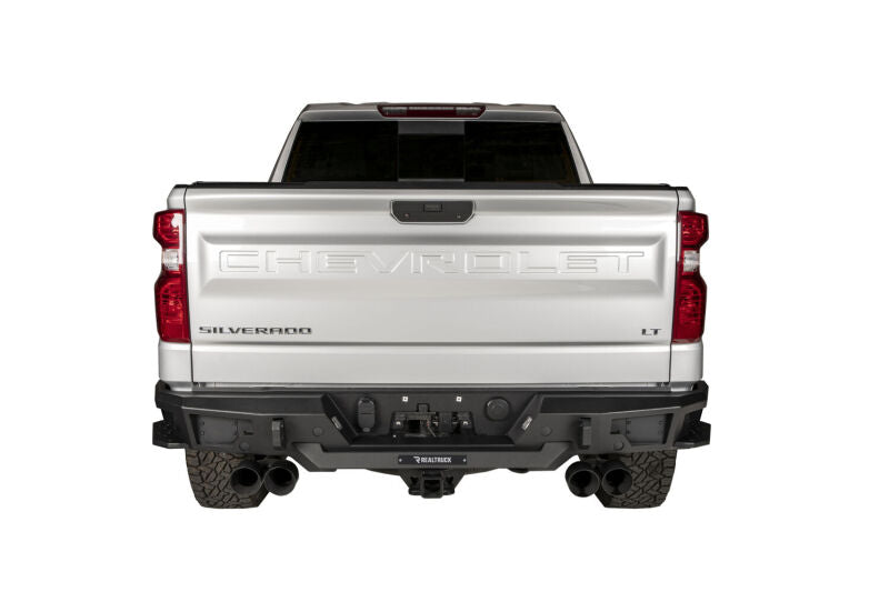 GOR BR20 Bumper - Go Rhino 19-20 Chevrolet Silverado 1500 BR20 Rear Bumper Replacement