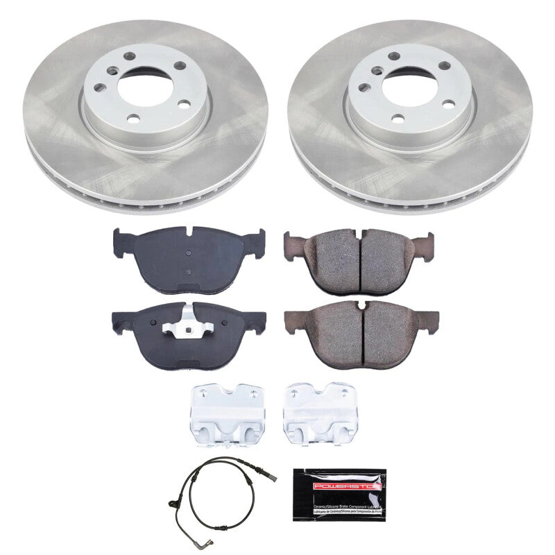 PSB Semi-Coated Rotor Kits - Power Stop 07-10 BMW X5 Front Semi-Coated Rotor Kit