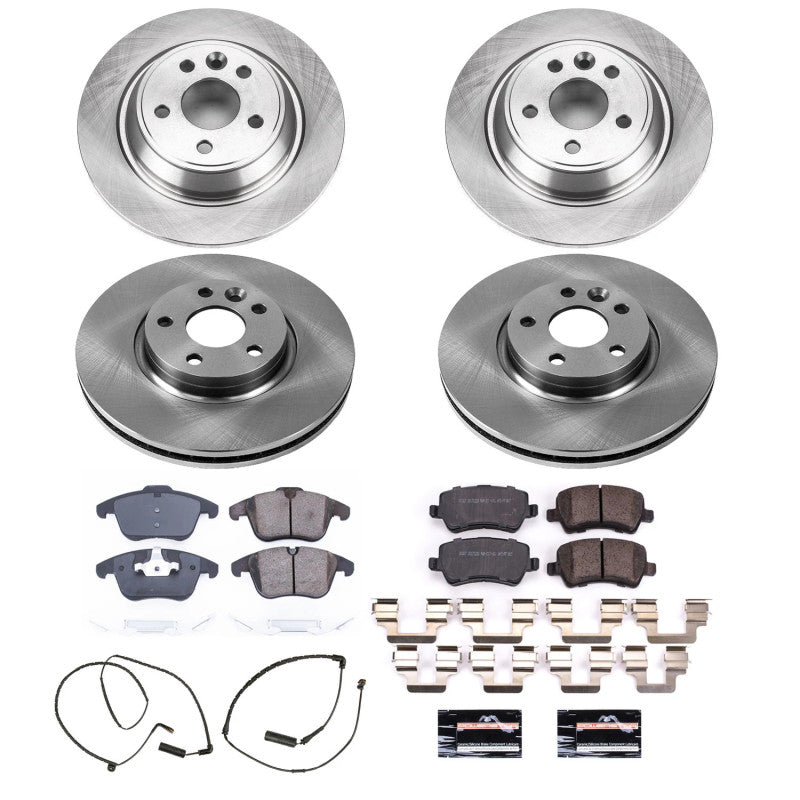 PSB Autospecialty Kit - Power Stop 12-15 Land Rover Range Rover Evoque Front & Rear Autospecialty Brake Kit