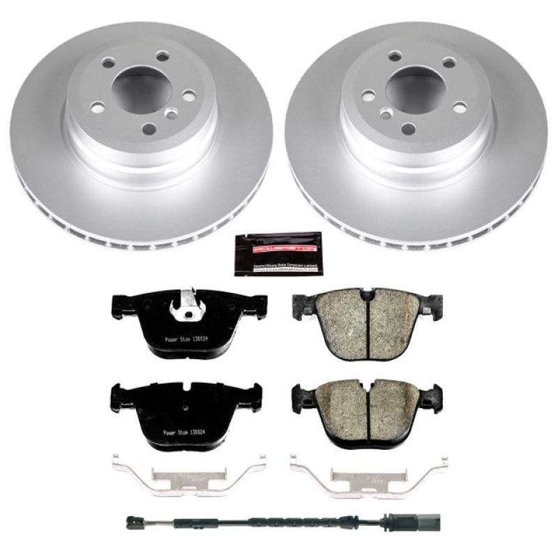 PSB Z23 Evolution Coated Kit - Power Stop 16-18 BMW X5 Rear Z23 Evolution Sport Coated Brake Kit