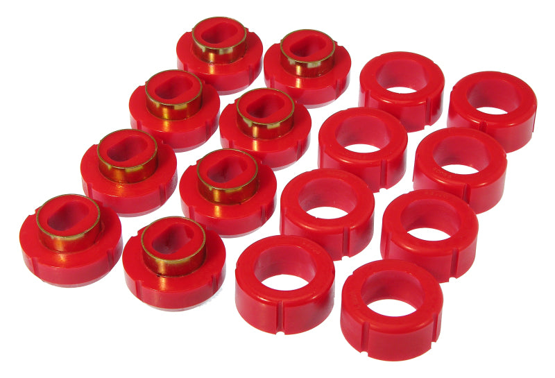 PRO Body/Subframe Bush - Red - Prothane 81-91 GM Crew 2/4wd Cab Mount - Red