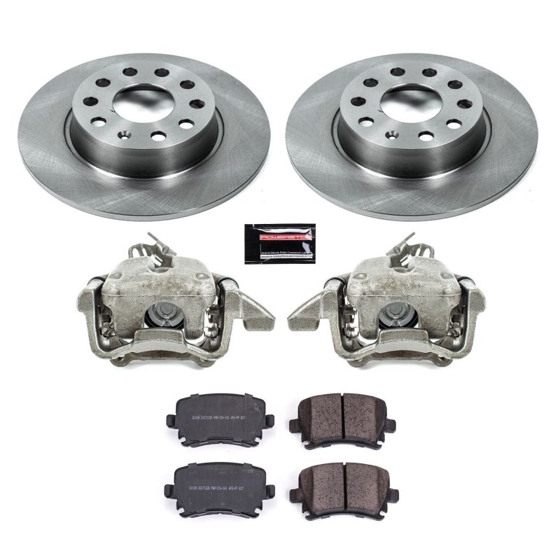 PSB Autospecialty Kit w/Cals - Power Stop 2013 Audi A3 Quattro Rear Autospecialty Brake Kit w/Calipers