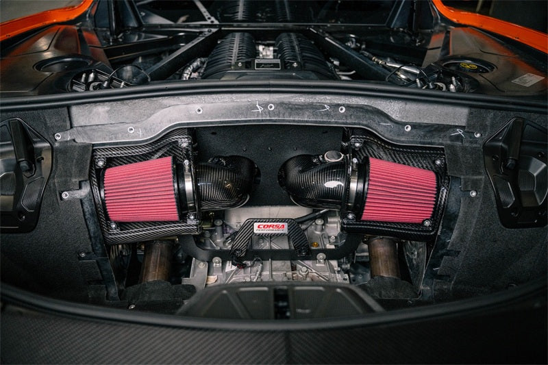 COR Air Intake Closed Box - Corsa 23+ Chevy C8 Z06 Carbon Fiber Air Intake w/ DryTech Filter