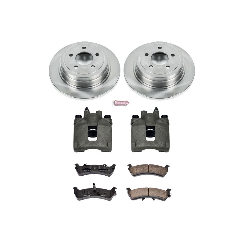 PSB Autospecialty Kit w/Cals - Power Stop 2003 Ford Explorer Sport Rear Autospecialty Brake Kit w/Calipers