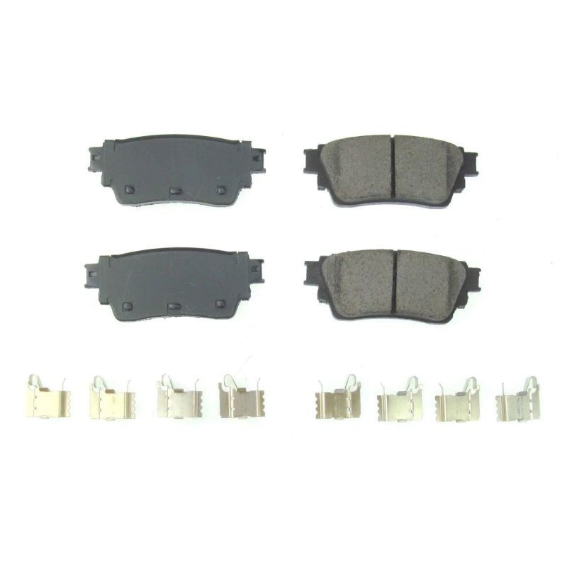 PSB Z17 Evolution Brake Pads - Power Stop 2019 Nissan Altima Rear Z17 Evolution Ceramic Brake Pads w/Hardware