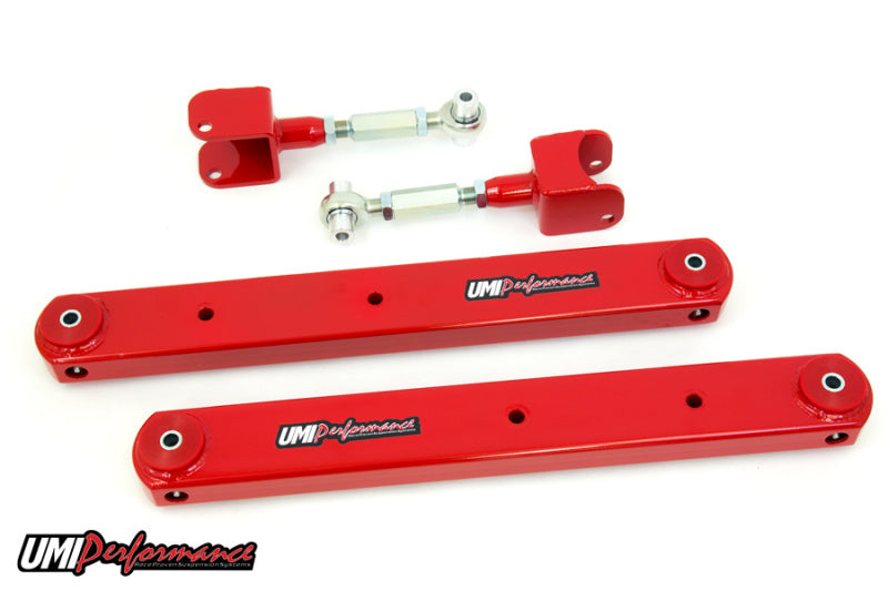 UMI Control Arm Kits - UMI Performance 78-88 GM G-Body Rear Control Arm Kit Fully Boxed Lowers Adjustable Uppers