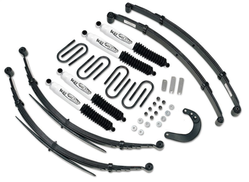 TUF Lift Kits - Tuff Country 88-91 Chevy Blazer 4X4 4in Lift Kit HD Lift Kt (w/52in Rear Springs SX8000)