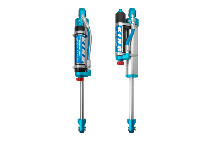 KIN 2.5 Shocks - King Shocks 12-18 Ford Ranger Px/T6 Rear 2.5 Dia Piggy Hose Reservoir w/Adjuster (Pair)