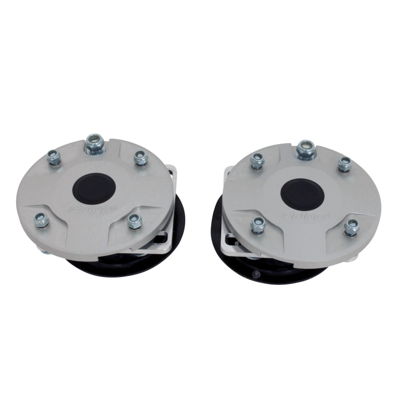 BBK Caster Camber Plate Kit - BBK 05-14 Mustang Caster Camber Plate Kit - Silver Anodized Finish