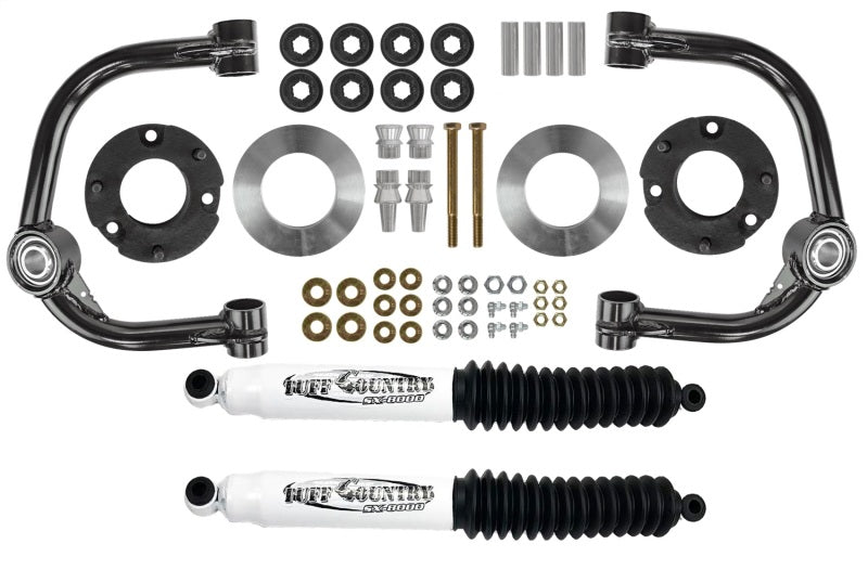 TUF Front Lift Kits - Tuff Country 21-23 Ford F-150 4x4 3in Front Lift Kit with Shocks