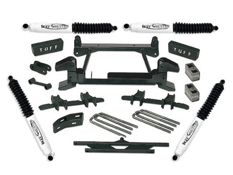 TUF Lift Kits - Tuff Country 92-98 Chevy Suburban 1500 4x4 4in Lift Kit (SX8000 Shocks)