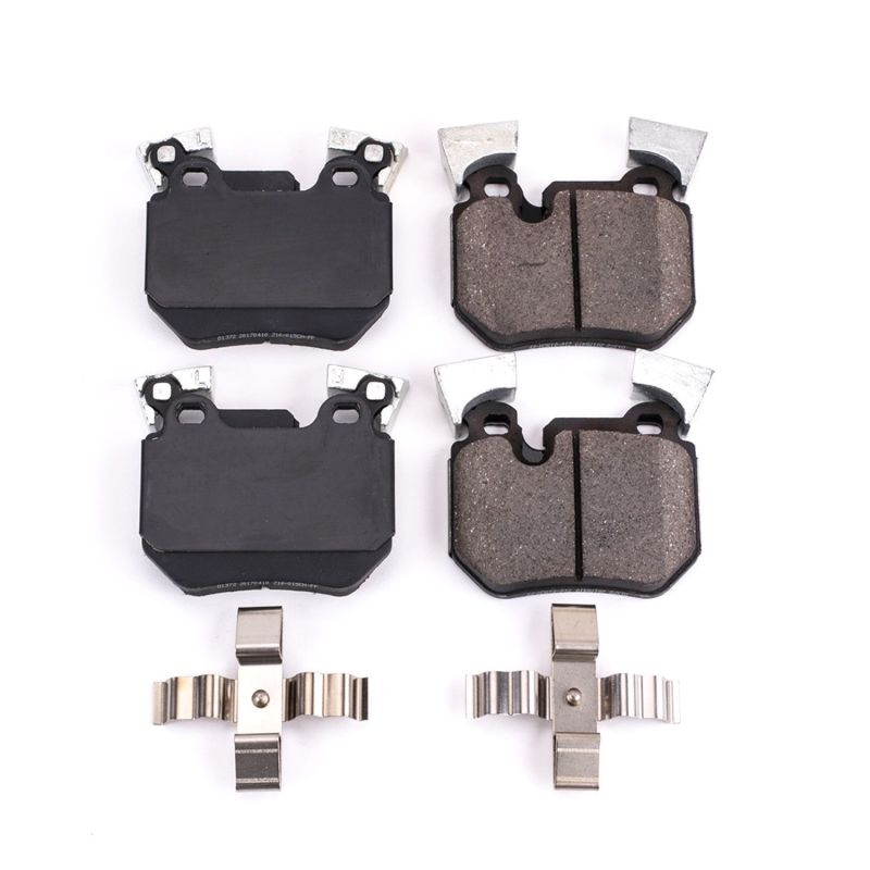PSB Z17 Evolution Brake Pads - Power Stop 08-13 BMW 135i Rear Z17 Evolution Ceramic Brake Pads w/Hardware