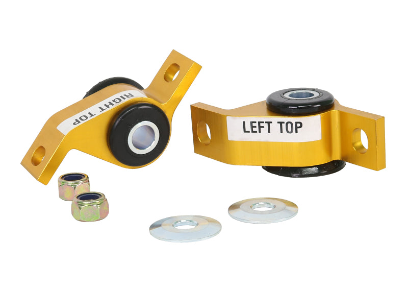 WL Anti-Lift Kits - Whiteline 93-00 Subaru Impreza Non-Turbo Front Lower control arm anti-dive caster kit