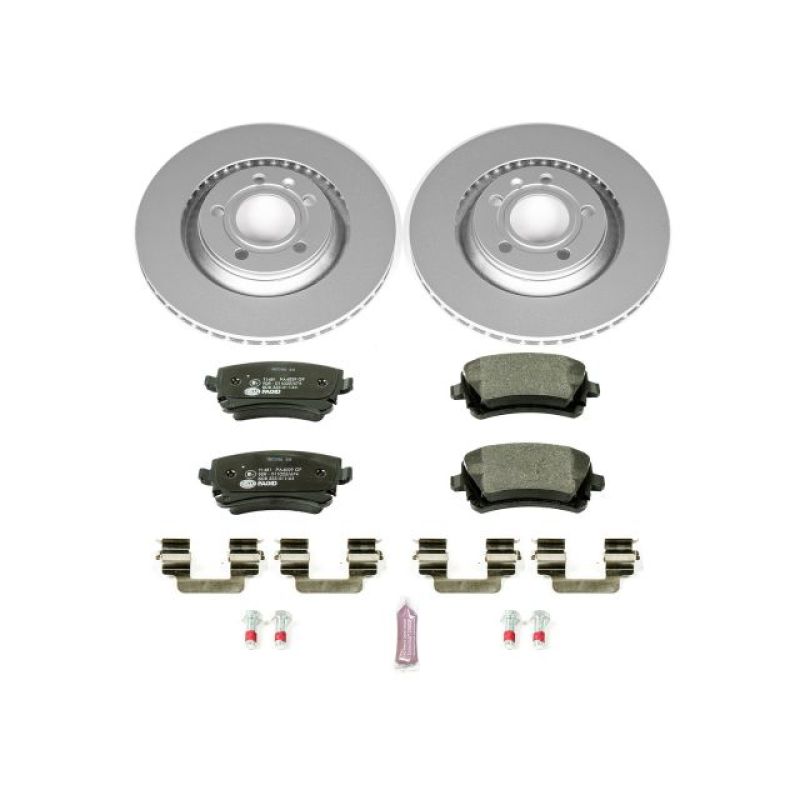 PSB Euro-Stop Kit - Power Stop 03-10 Audi A8 Quattro Rear Euro-Stop Brake Kit
