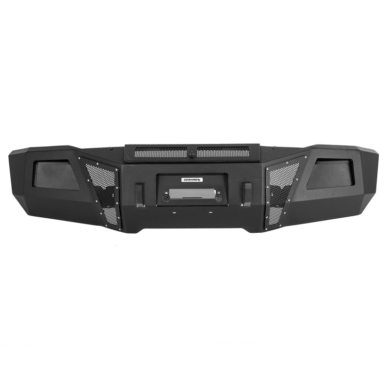 GOR BR11 Bumper - Go Rhino 15-19 Chevrolet Silverado 2500HD/3500HD BR11 Front Bumper Replacement - Tex. Black