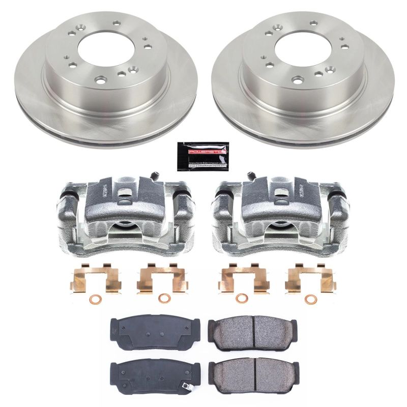 PSB Autospecialty Kit w/Cals - Power Stop 07-09 Kia Sorento Rear Autospecialty Brake Kit w/Calipers